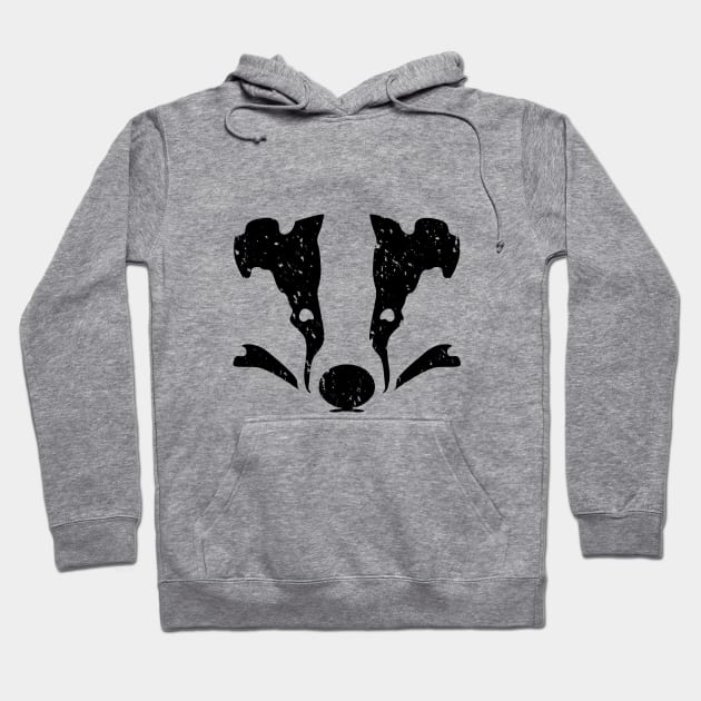 Badgers Crossing (Black) Hoodie by Paulychilds